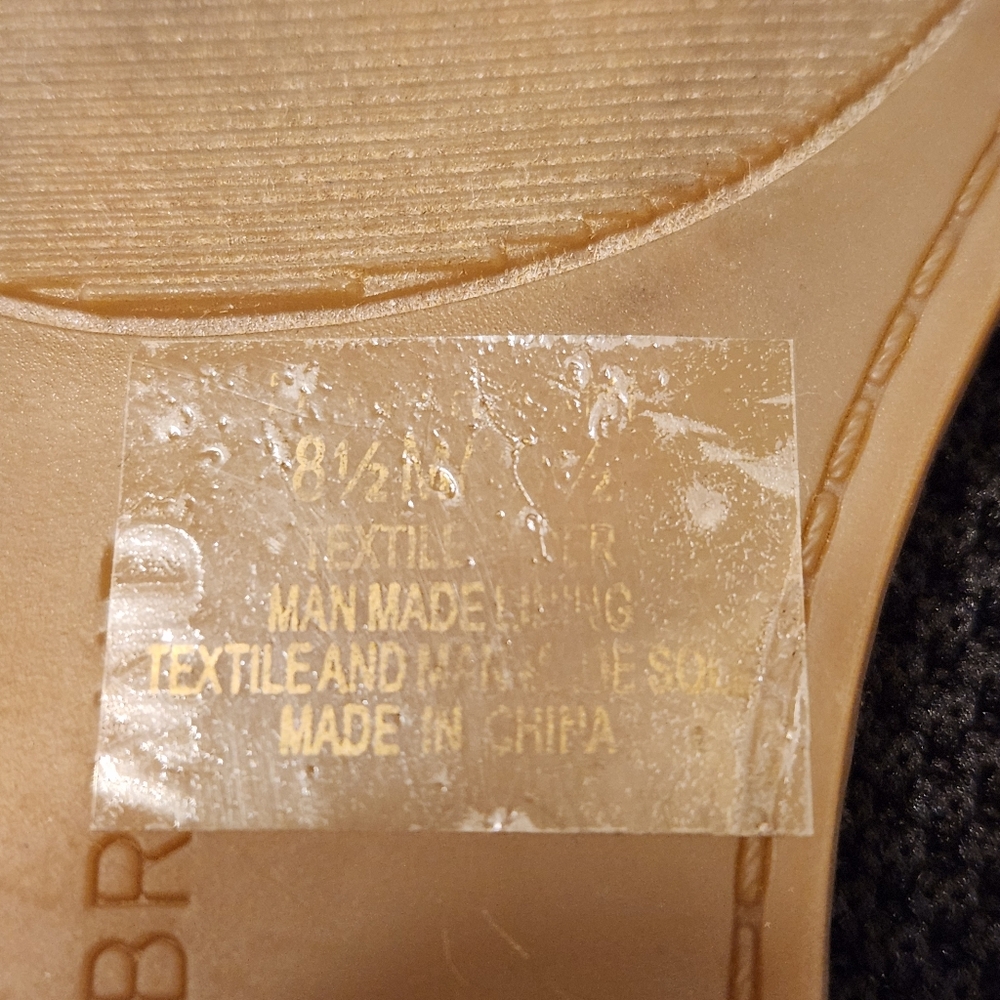 🍀Lucky Brand Mesh Flats Size 8.5 Black - Picture 12 of 13
